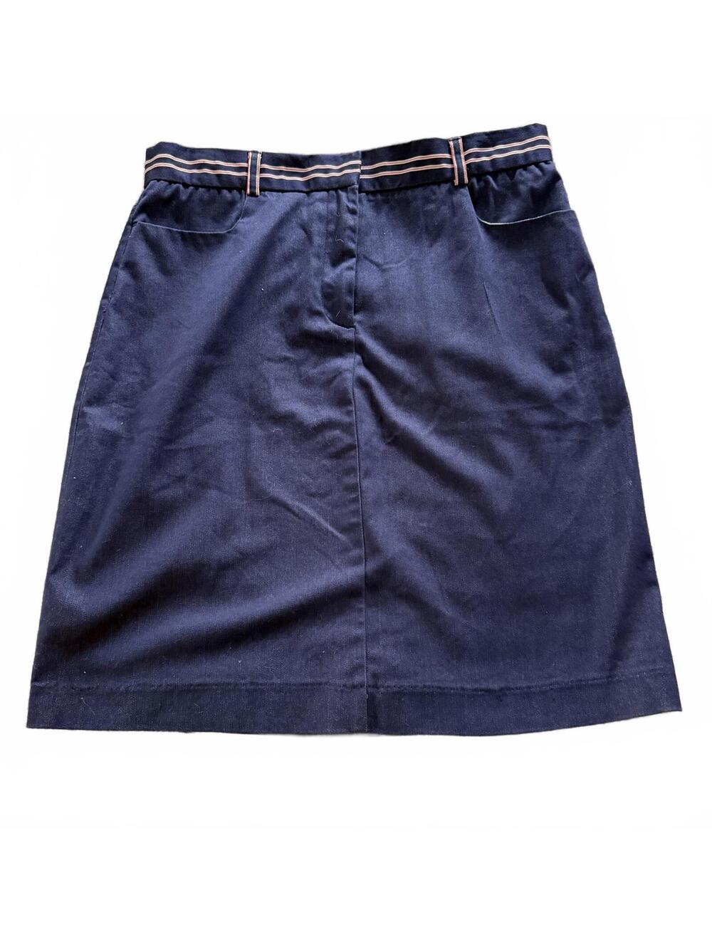 ESPRIT Vintage y2k‎ Navy Pencil Skirt SZ 7/8  Nautical 90s Preppy Cottage Core